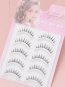 5 Pairs Cat Eye Lashes Faux