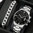 Fashion Men Watch Luxury Calendar Quartz Wrist Watch