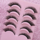 5 Pairs Cat Eye Lashes Faux