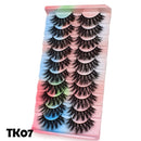 5 Pairs Cat Eye Lashes Faux
