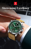 POEDAGAR Luxury Man Watch Quartz Waterproof Luminous