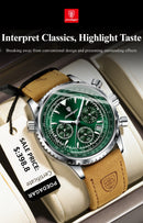 POEDAGAR Luxury Man Watch Quartz Waterproof Luminous