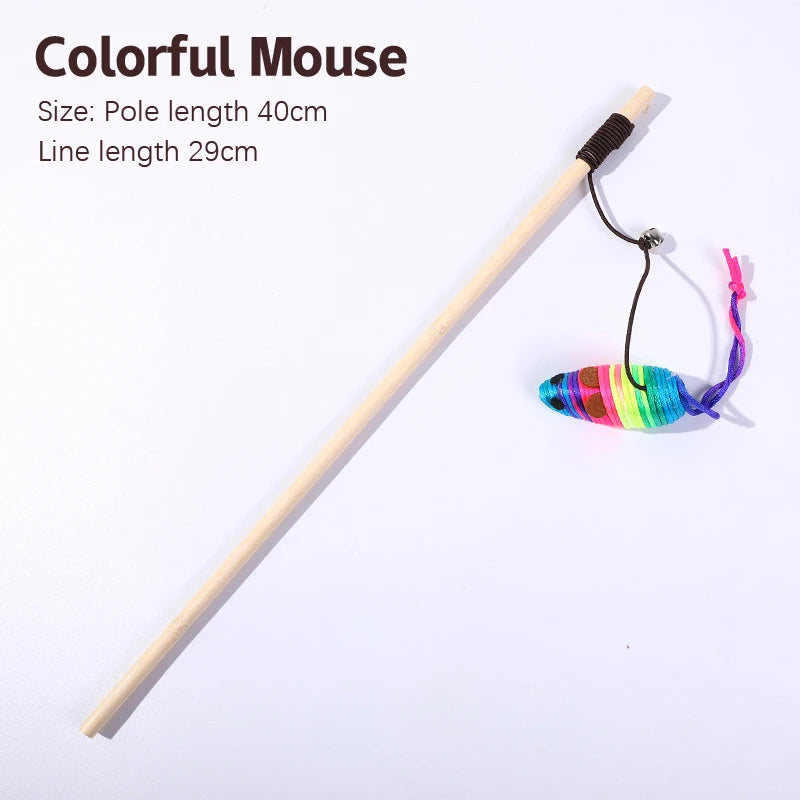 Creative Teaser Feather Toys Kitten Funny Colorful