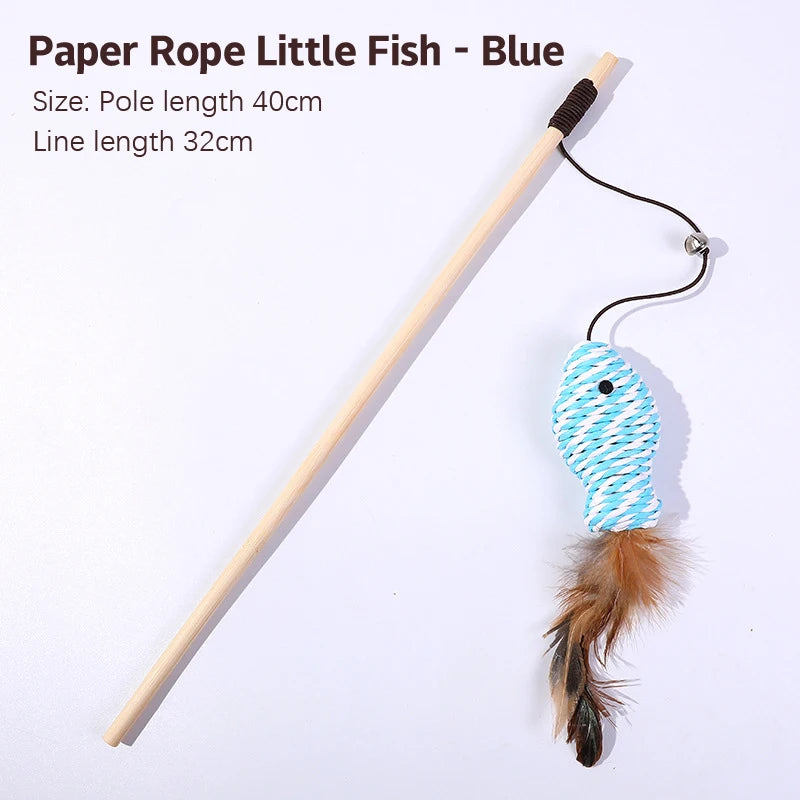 Creative Teaser Feather Toys Kitten Funny Colorful