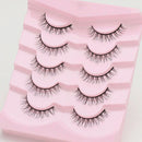 5 Pairs Cat Eye Lashes Faux