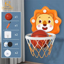 Kids Basketball Hoop with Inflatable Ball Wall Mount