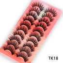 5 Pairs Cat Eye Lashes Faux