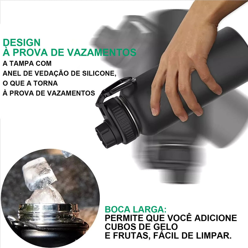 Stainless Steel Vacuum Insulated Water Bottle.