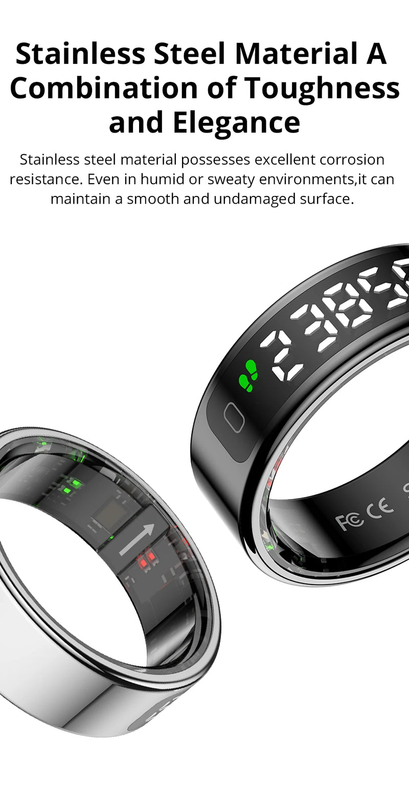 COLMI R12 Sma2025rt Ring with Display Screen and Touch.