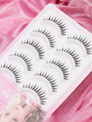 5 Pairs Cat Eye Lashes Faux