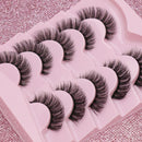 5 Pairs Cat Eye Lashes Faux
