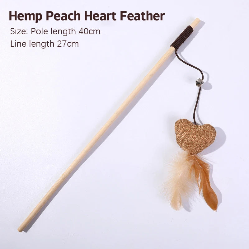 Creative Teaser Feather Toys Kitten Funny Colorful