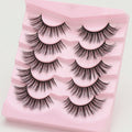 5 Pairs Cat Eye Lashes Faux