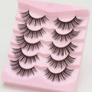 5 Pairs Cat Eye Lashes Faux
