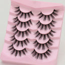 5 Pairs Cat Eye Lashes Faux