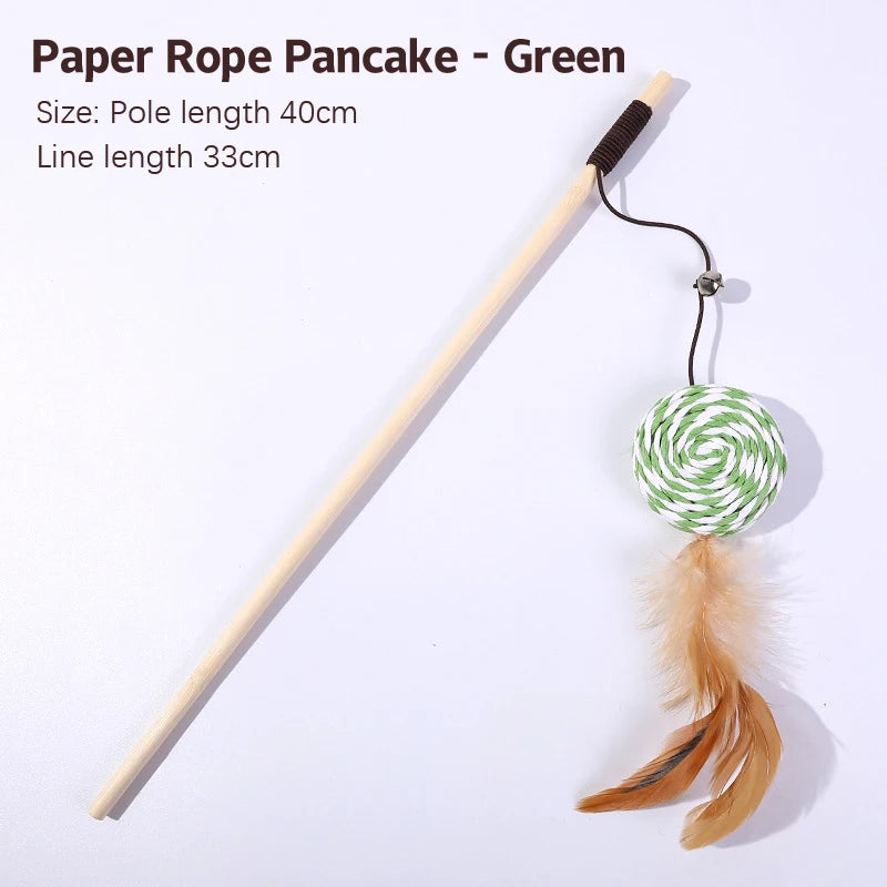 Creative Teaser Feather Toys Kitten Funny Colorful