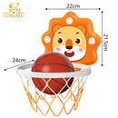 Kids Basketball Hoop with Inflatable Ball Wall Mount