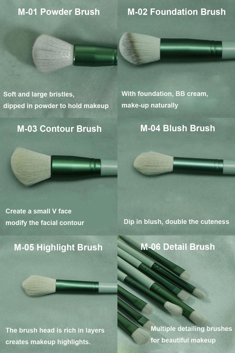13 PCS Makeup Brushes Set Eye Shadow Foundation