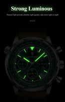 POEDAGAR Luxury Man Watch Quartz Waterproof Luminous