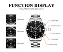 Fashion Men Watch Luxury Calendar Quartz Wrist Watch
