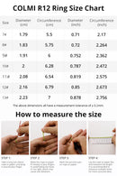 COLMI R12 Sma2025rt Ring with Display Screen and Touch.
