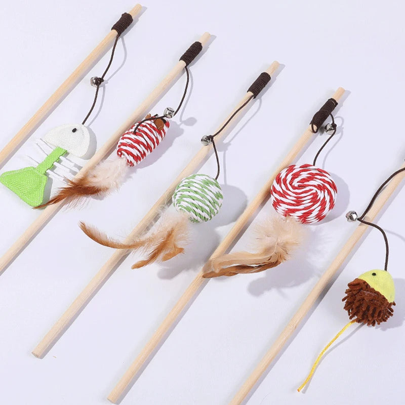Creative Teaser Feather Toys Kitten Funny Colorful