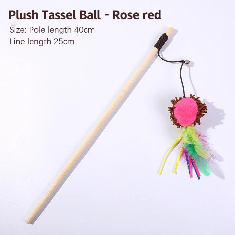 Creative Teaser Feather Toys Kitten Funny Colorful