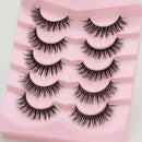 5 Pairs Cat Eye Lashes Faux