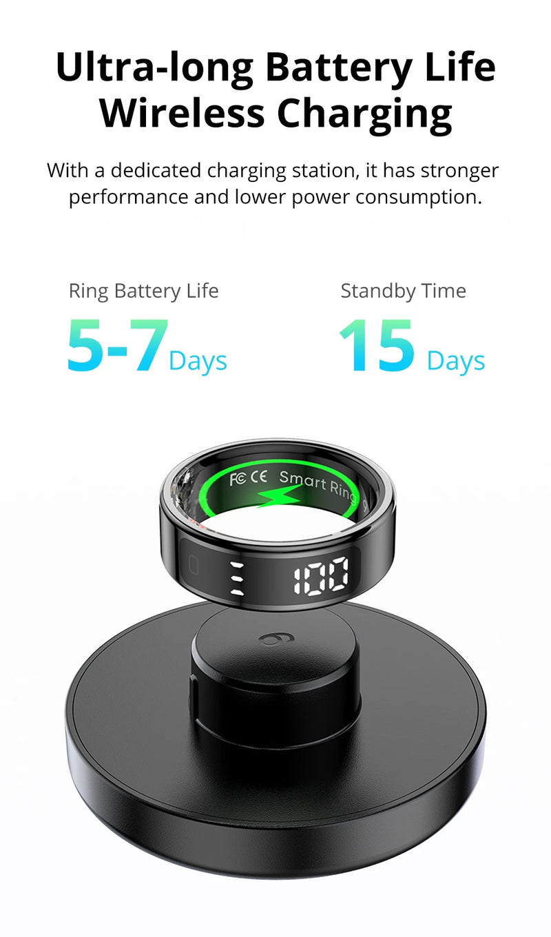COLMI R12 Sma2025rt Ring with Display Screen and Touch.