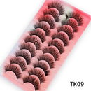 5 Pairs Cat Eye Lashes Faux