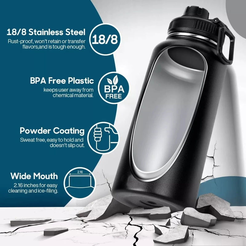 Stainless Steel Vacuum Insulated Water Bottle.